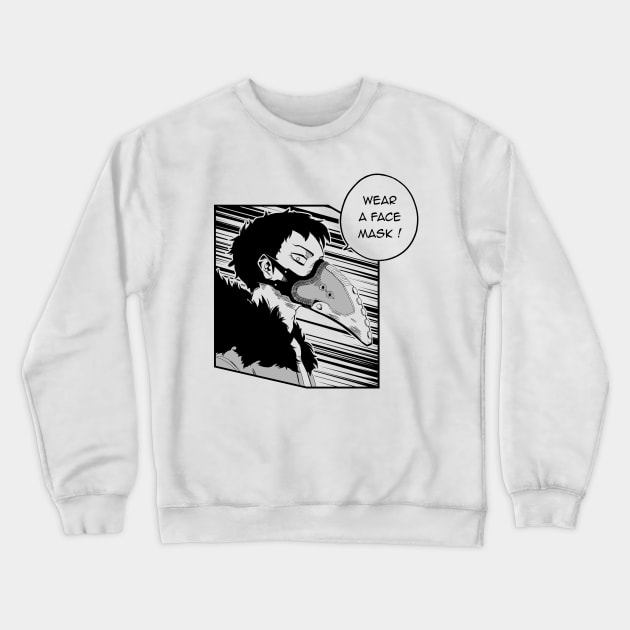 Wear a face mask ! Crewneck Sweatshirt by Meca-artwork